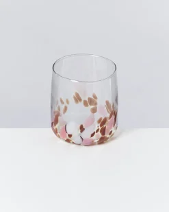 Motel a Miio Kleine Gläser^Alegria - Glass Small Big Drops Amber Pink
