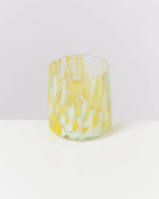 Motel a Miio Kleine Gläser|Gläser Sets %^Alegria - Set Of 6 Glasses Small Big Drops Yellow