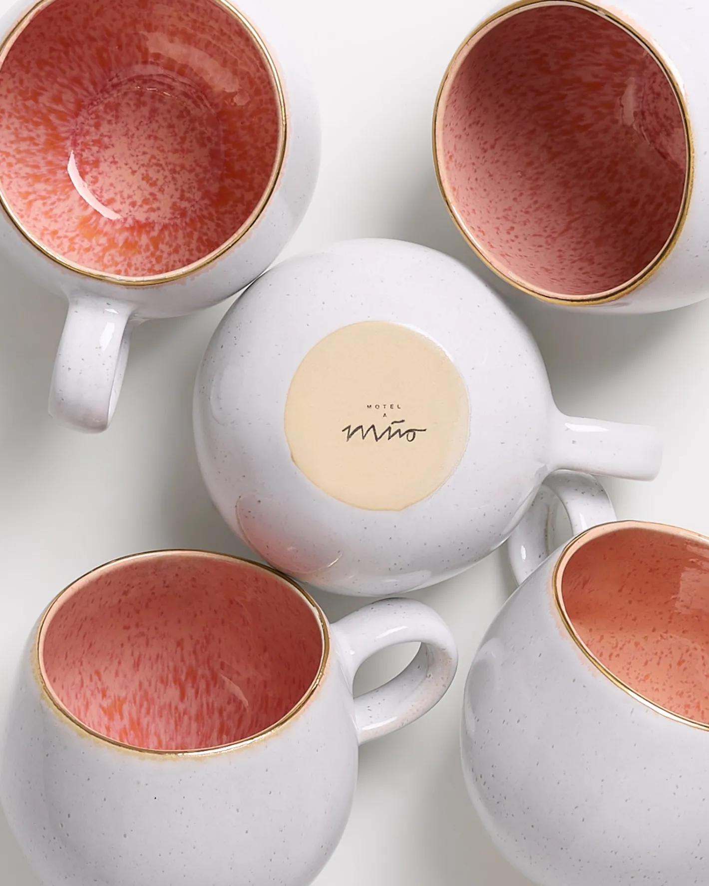 Motel a Miio Große Tassen^Areia - Mug Big With Gold Rim