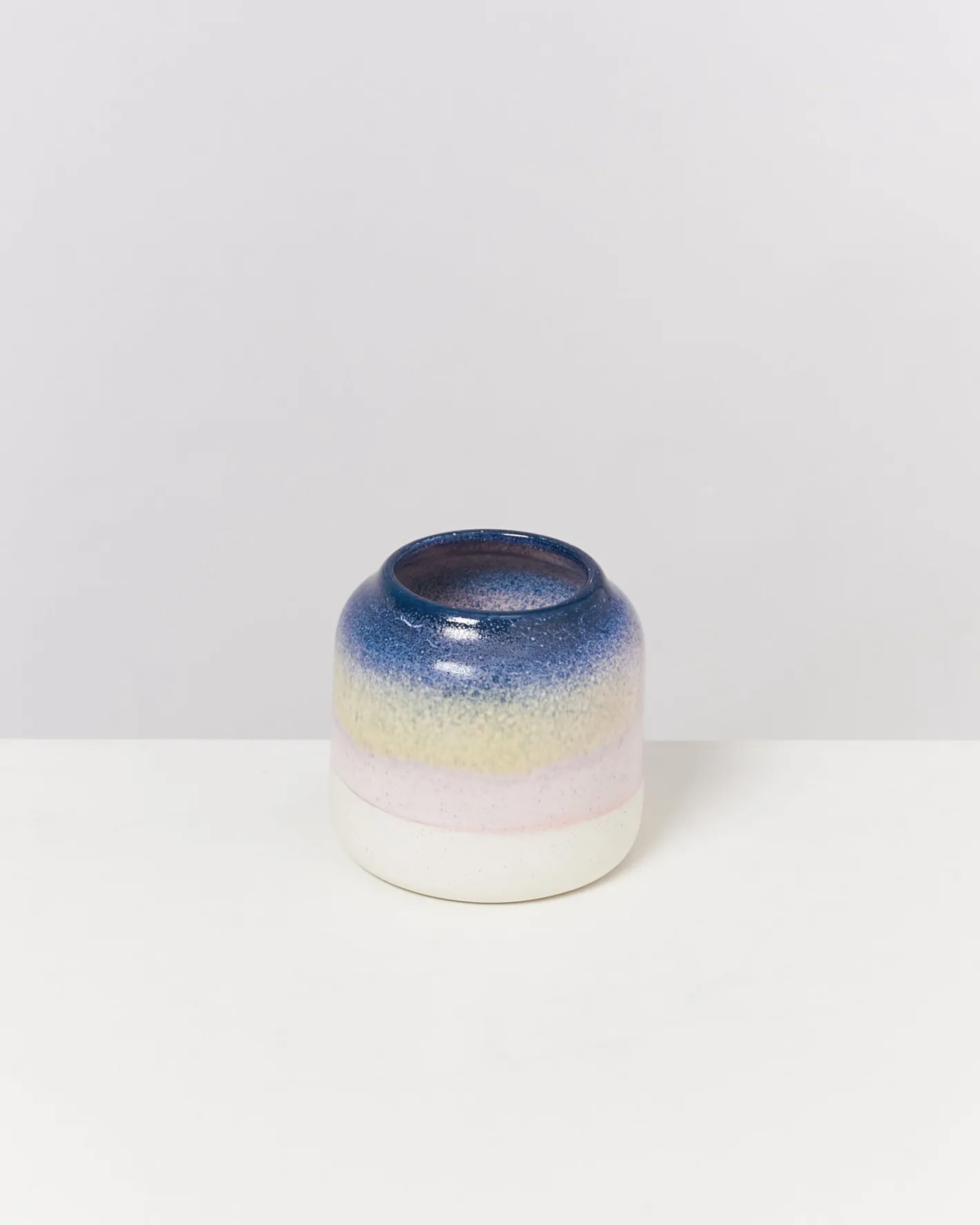 Motel a Miio Kleine Vasen^Bebé Vase - Blue Rose Speckled