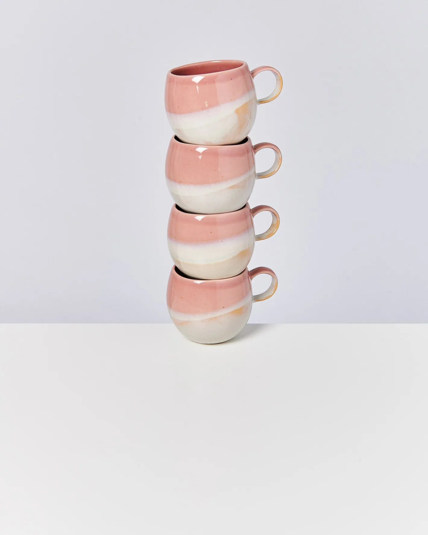 Motel a Miio Große Tassen^Bica - Mug Big Pink / Cream