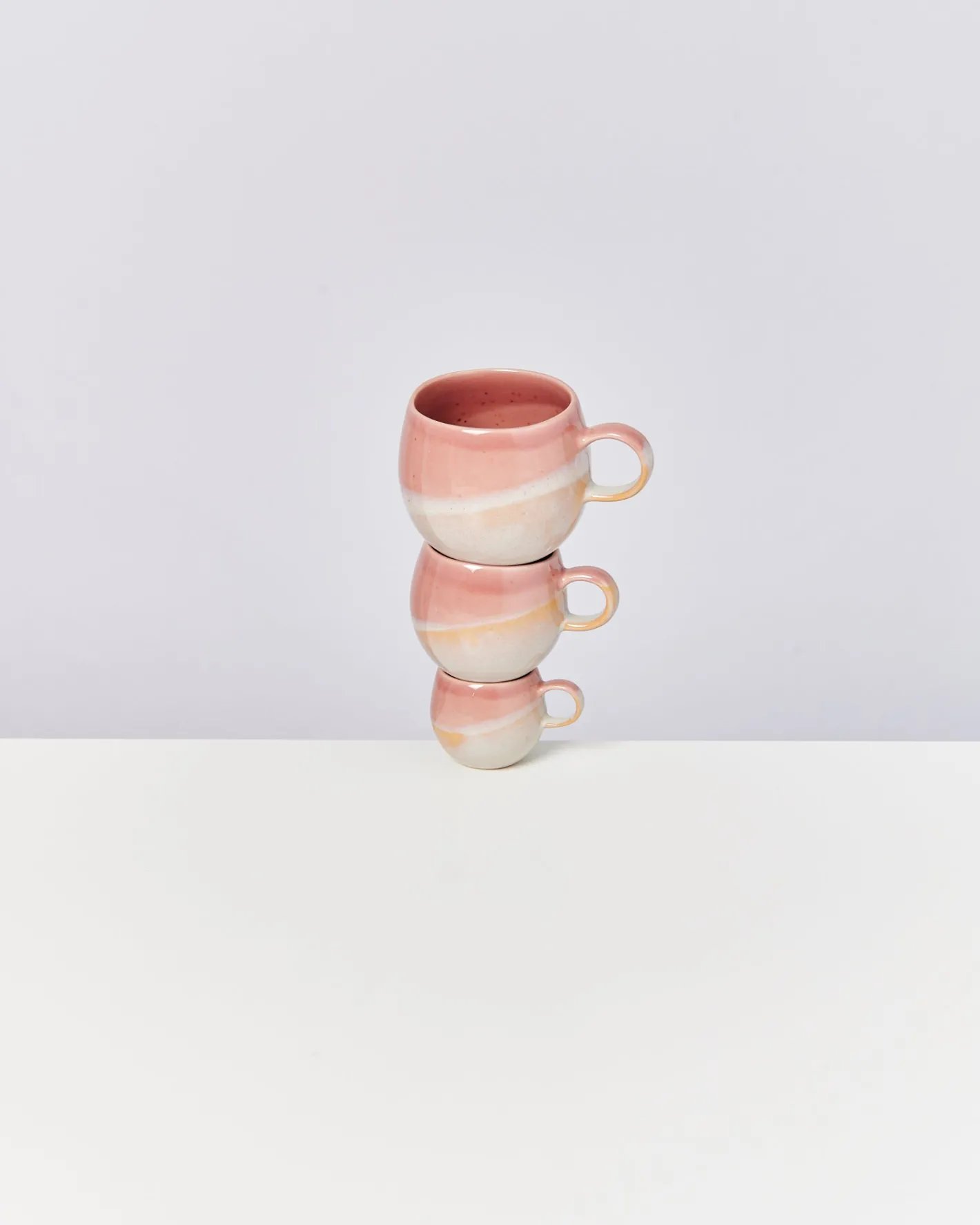 Motel a Miio Große Tassen^Bica - Mug Big Pink / Cream