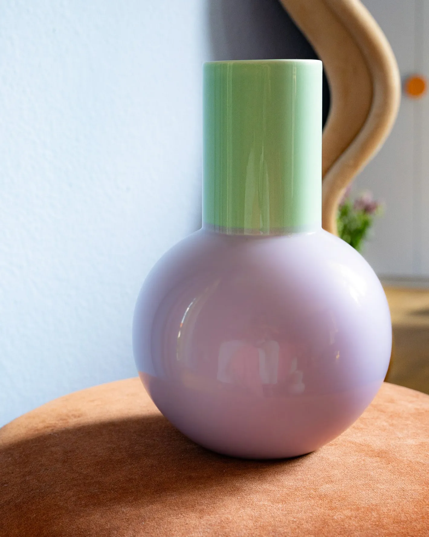 Motel a Miio Große Vasen^Bola Vase L - Lilac Green