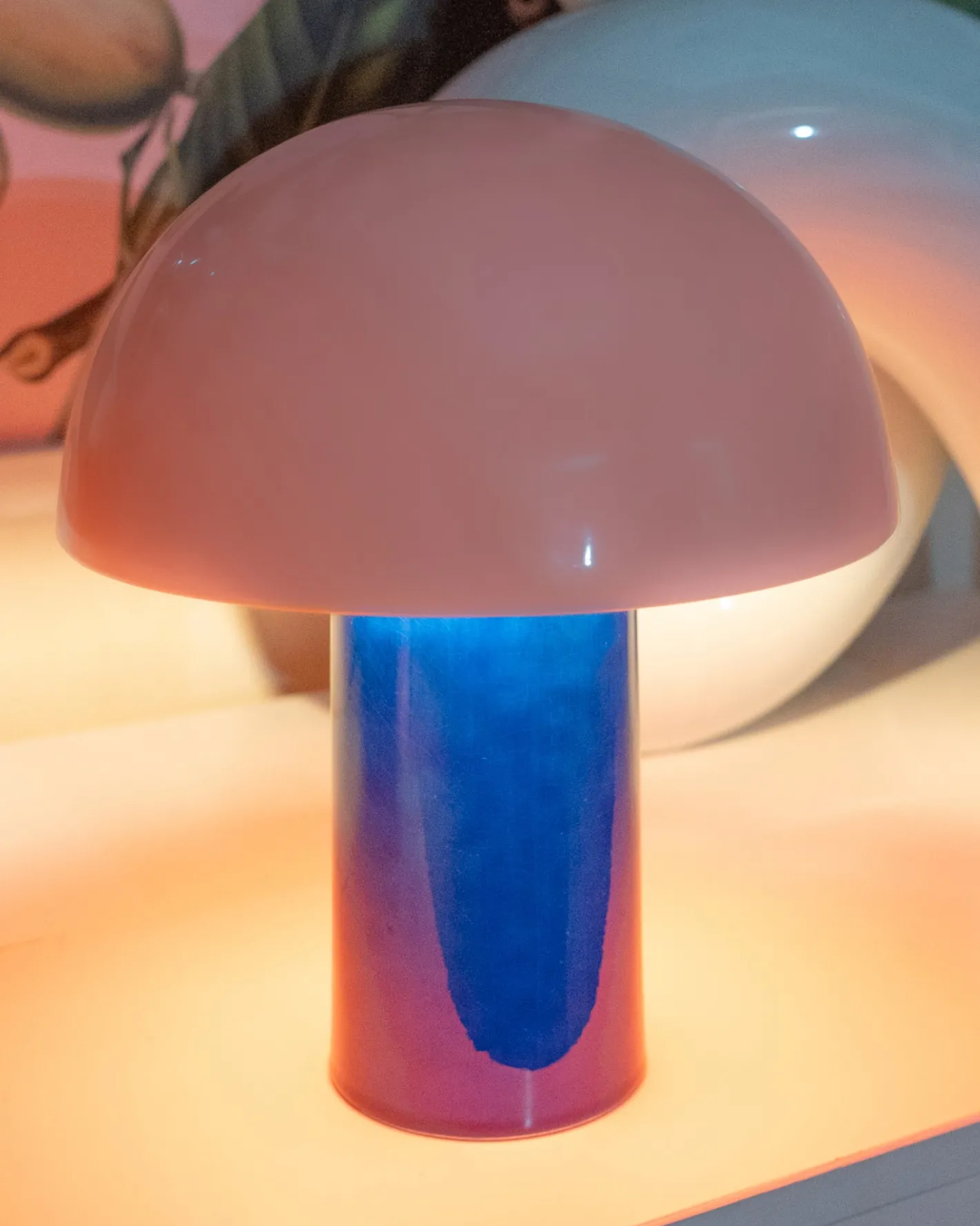 Motel a Miio Lampen^Cogumelo - Ceramic Lamp Pink Blue