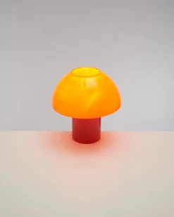 Motel a Miio Lampen^Cogumelo - Glass Lamp Orange Red