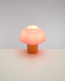 Motel a Miio Lampen^Cogumelo - Glass Lamp Pink Yellow