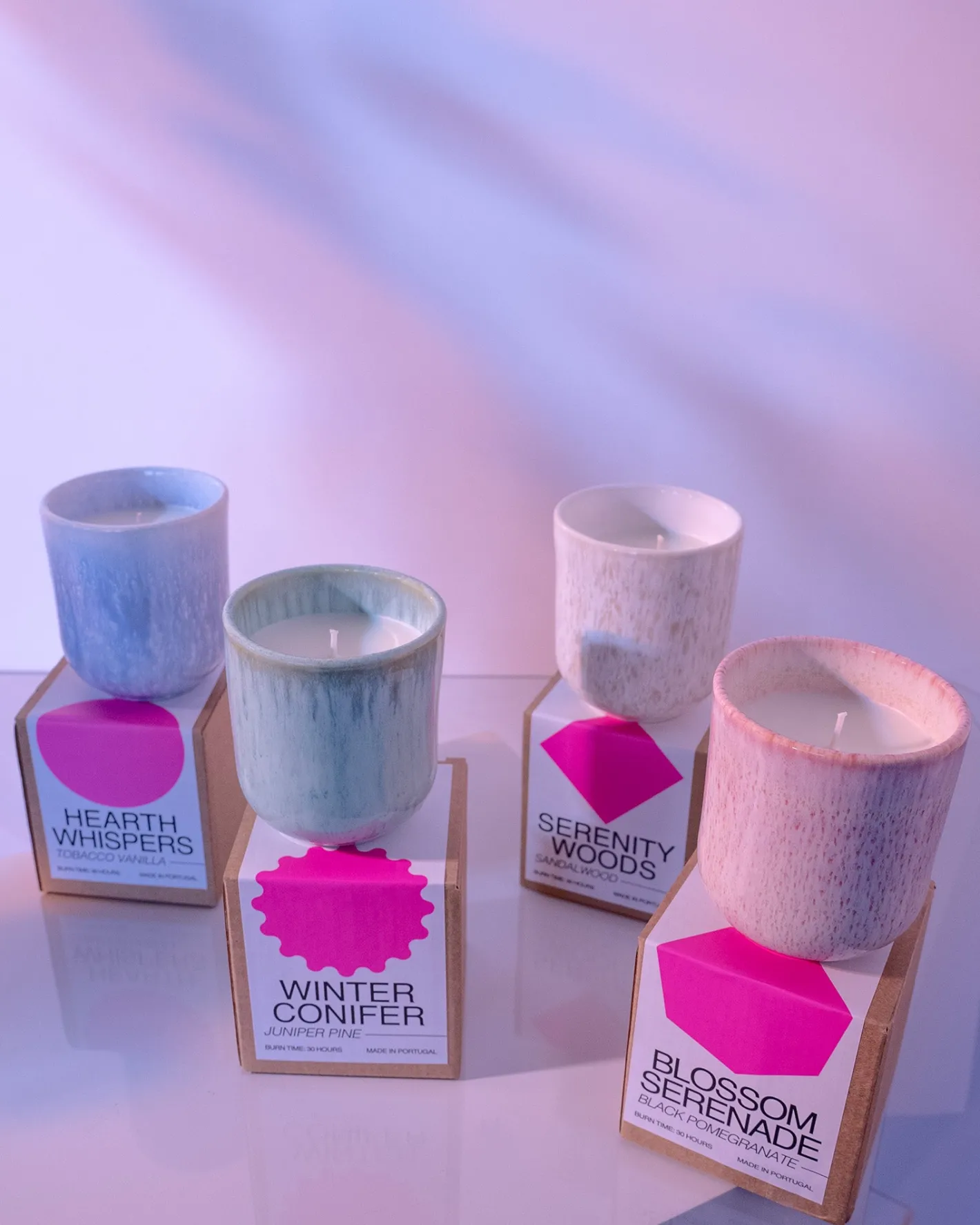 Motel a Miio Duftkerzen^Copa Alto - Scented Candle "Black Pomegranate" Pink