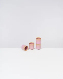 Motel a Miio Becher-Sets^Copa Alto - Set Of 4 Espressocups Yellow Rose