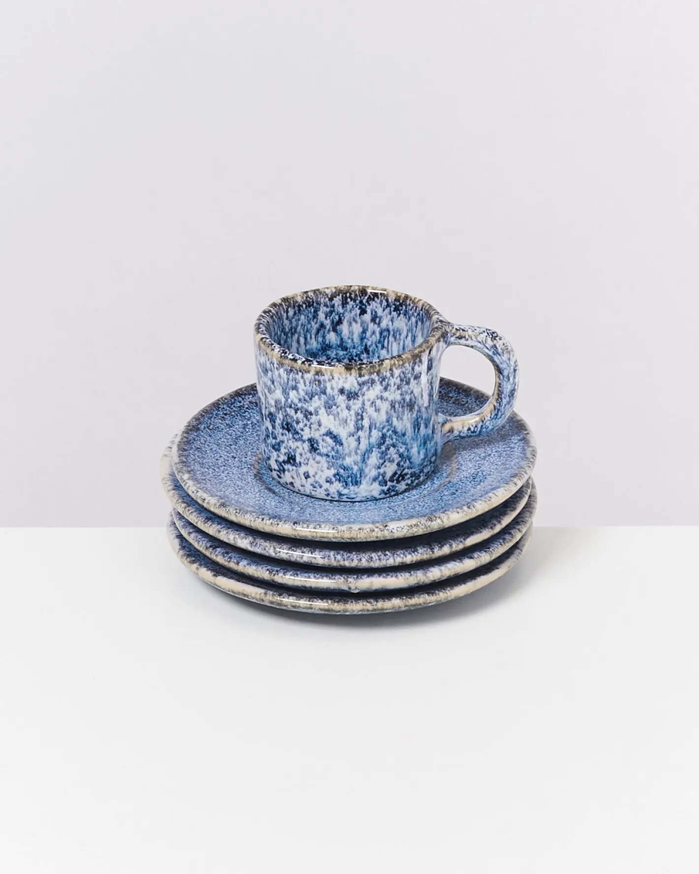 Motel a Miio Untertassen^Cordoama - Espresso Saucer Blue Speckled