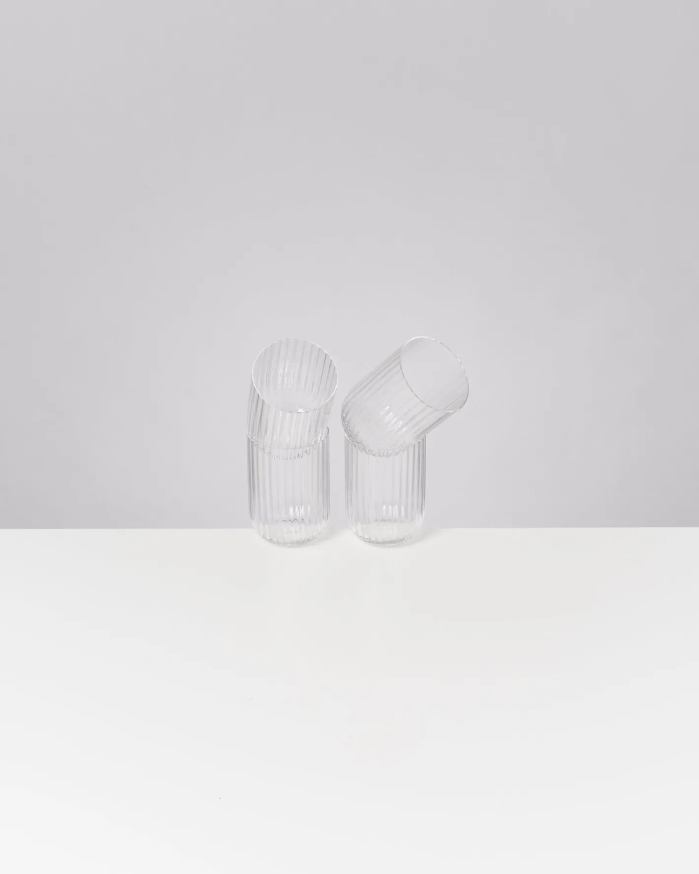 Motel a Miio Große Gläser^Joia - Glass Riffled Classic