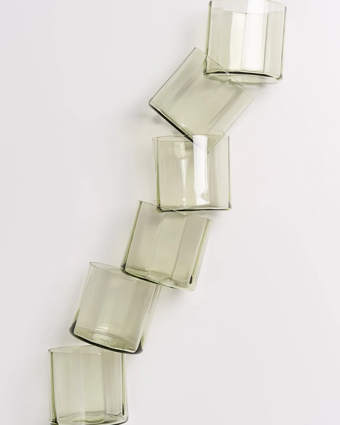 Motel a Miio Kleine Gläser|Gläser Sets %^Joia - Set Of 6 Glasses Flower Emerald
