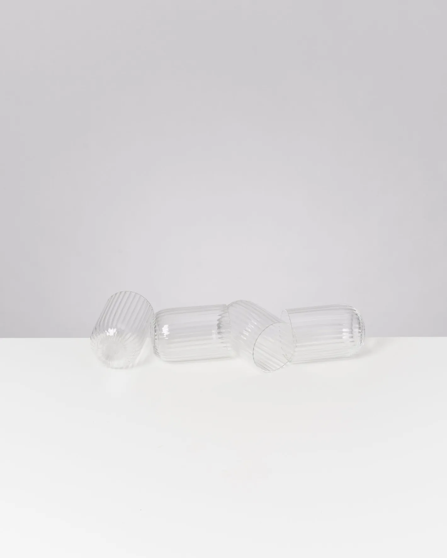 Motel a Miio Große Gläser|Gläser Sets %^Joia - Set Of 4 Glasses Riffled Classic