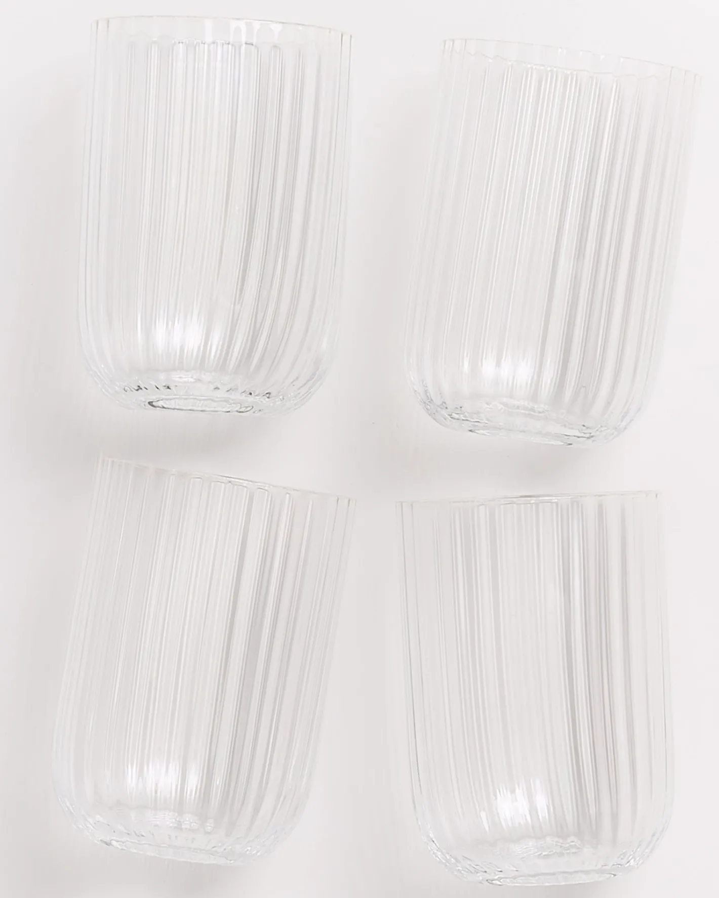 Motel a Miio Große Gläser|Gläser Sets %^Joia - Set Of 4 Glasses Riffled Classic