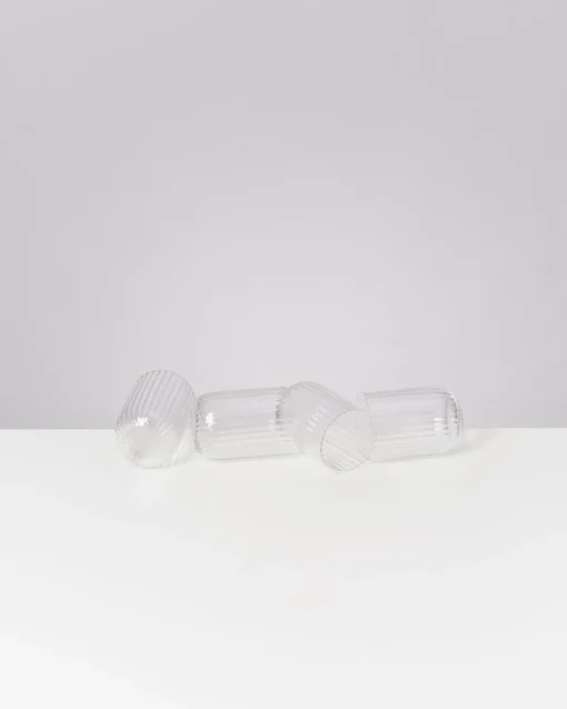 Motel a Miio Große Gläser|Gläser Sets %^Joia - Set Of 4 Glasses Riffled Classic