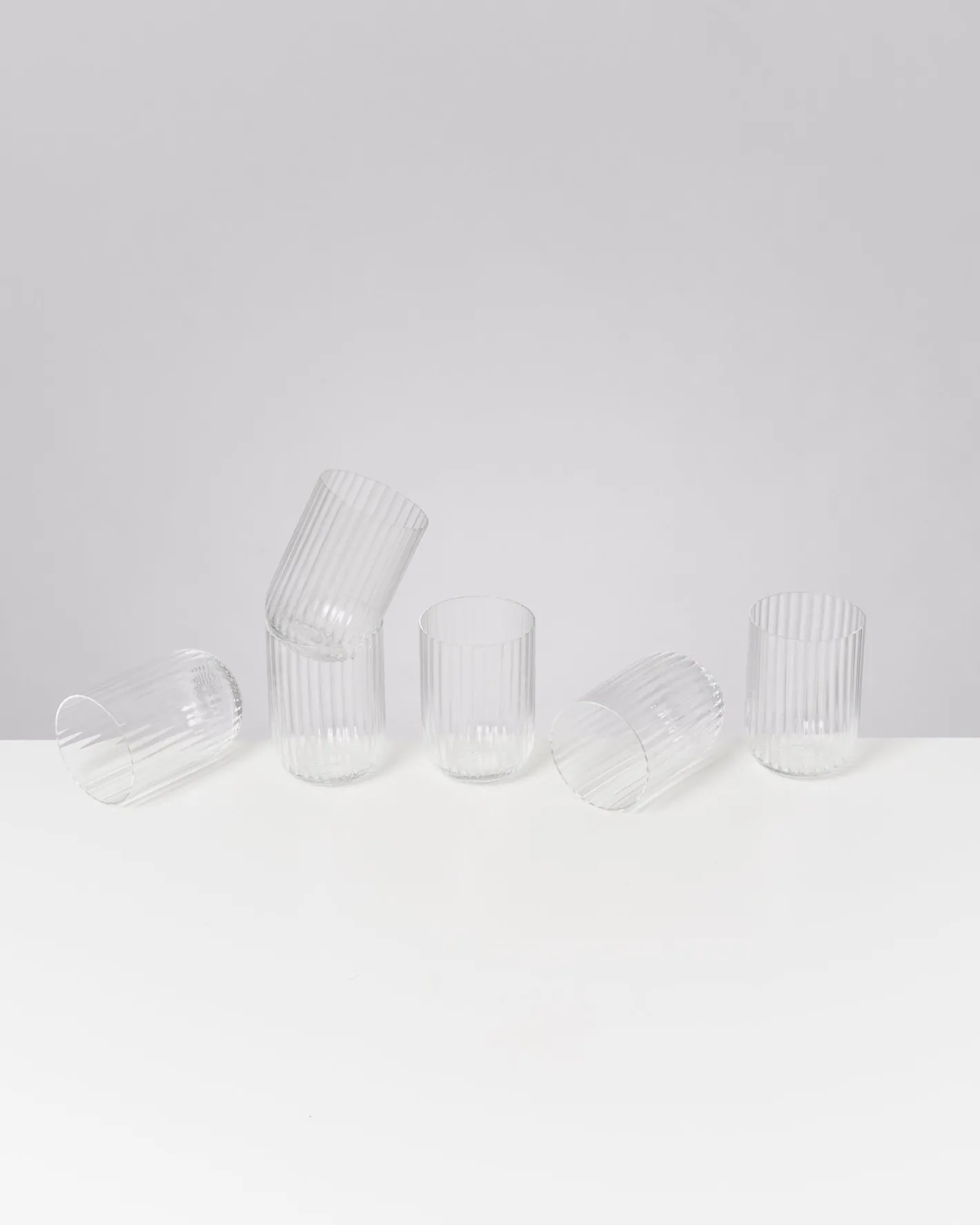 Motel a Miio Große Gläser|Gläser Sets %^Joia - Set Of 6 Glasses Riffled Classic
