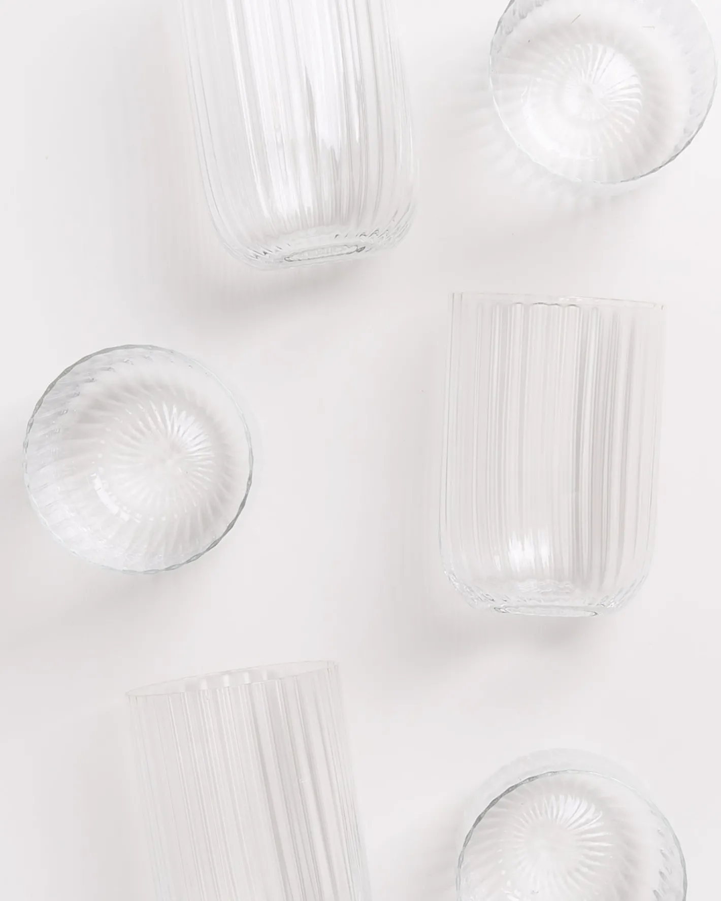 Motel a Miio Große Gläser|Gläser Sets %^Joia - Set Of 6 Glasses Riffled Classic