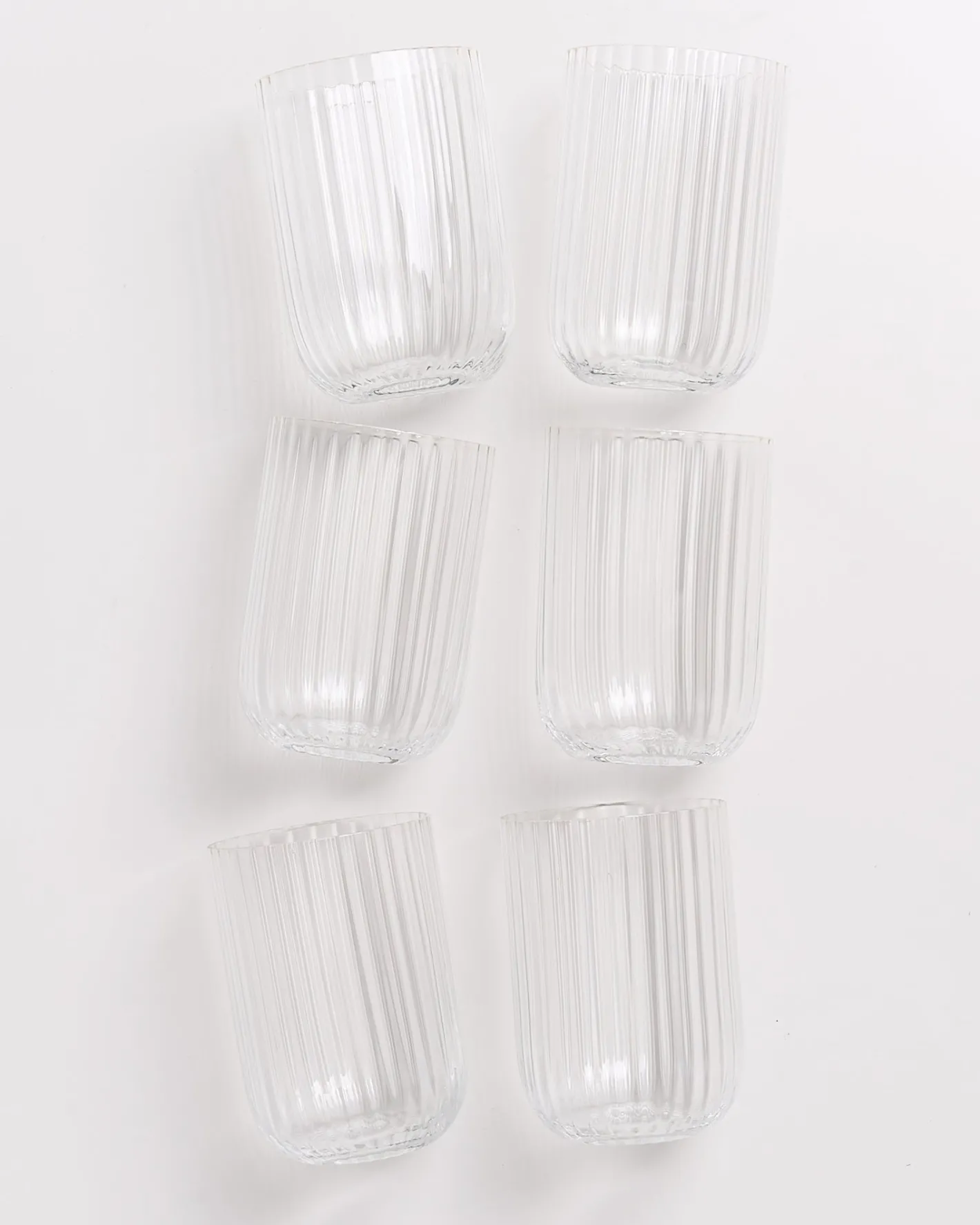 Motel a Miio Große Gläser|Gläser Sets %^Joia - Set Of 6 Glasses Riffled Classic