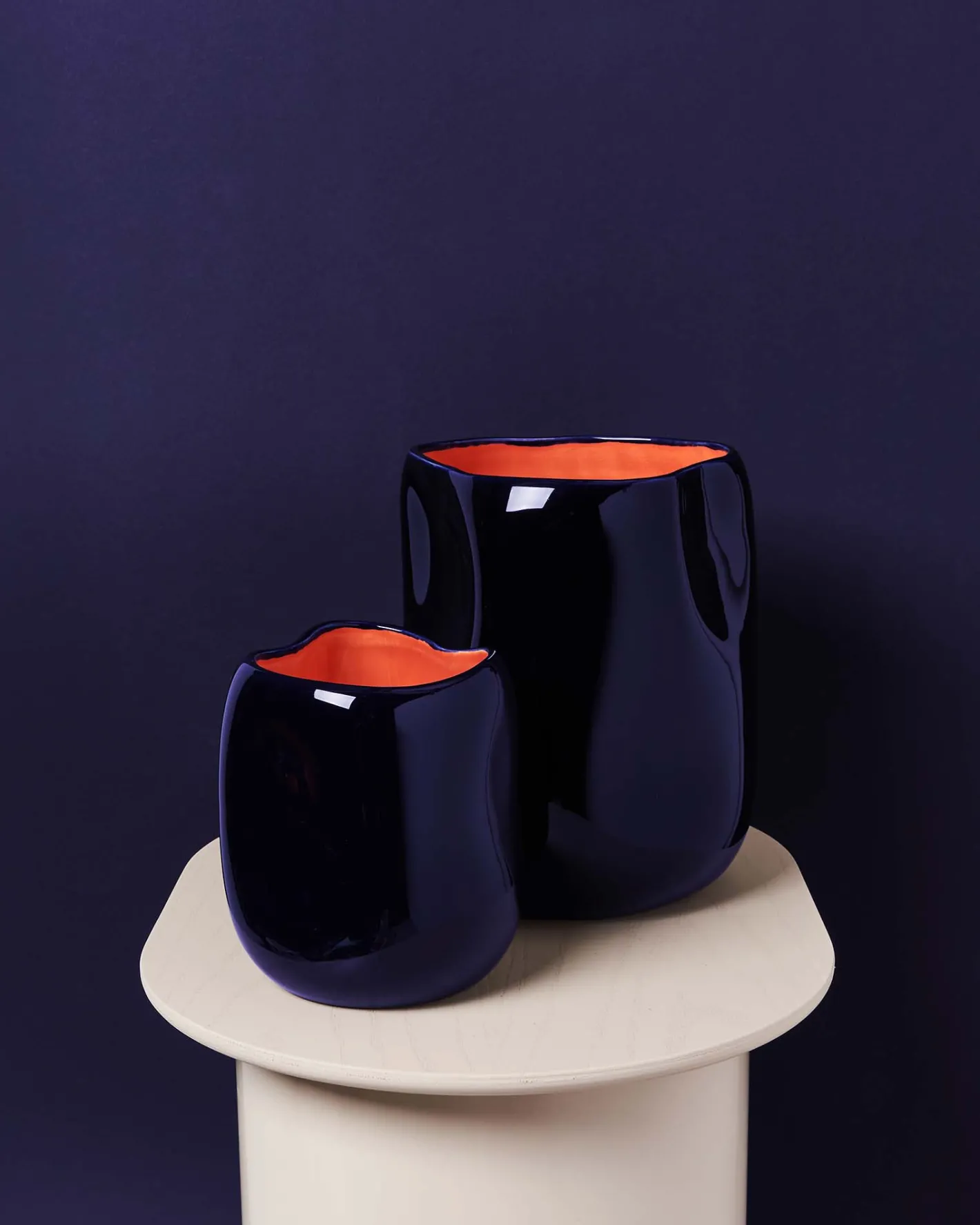 Motel a Miio Große Vasen^João Vase L Blue Coral