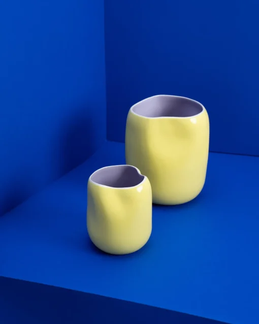 Motel a Miio Große Vasen^João Vase L Yellow Lilac