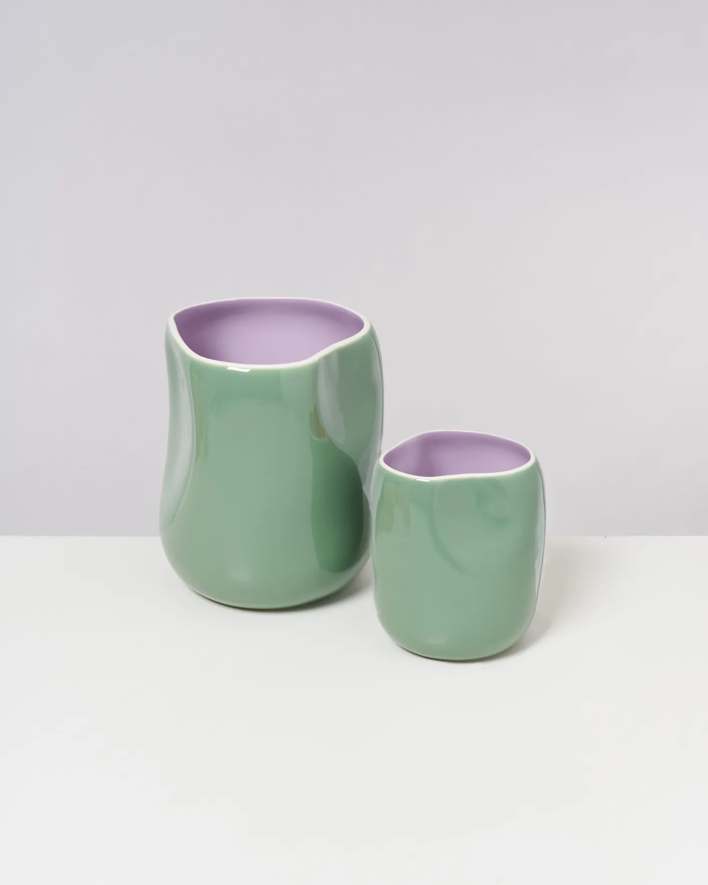 Motel a Miio Mittlere Vasen^João Vase M Sage Lilac
