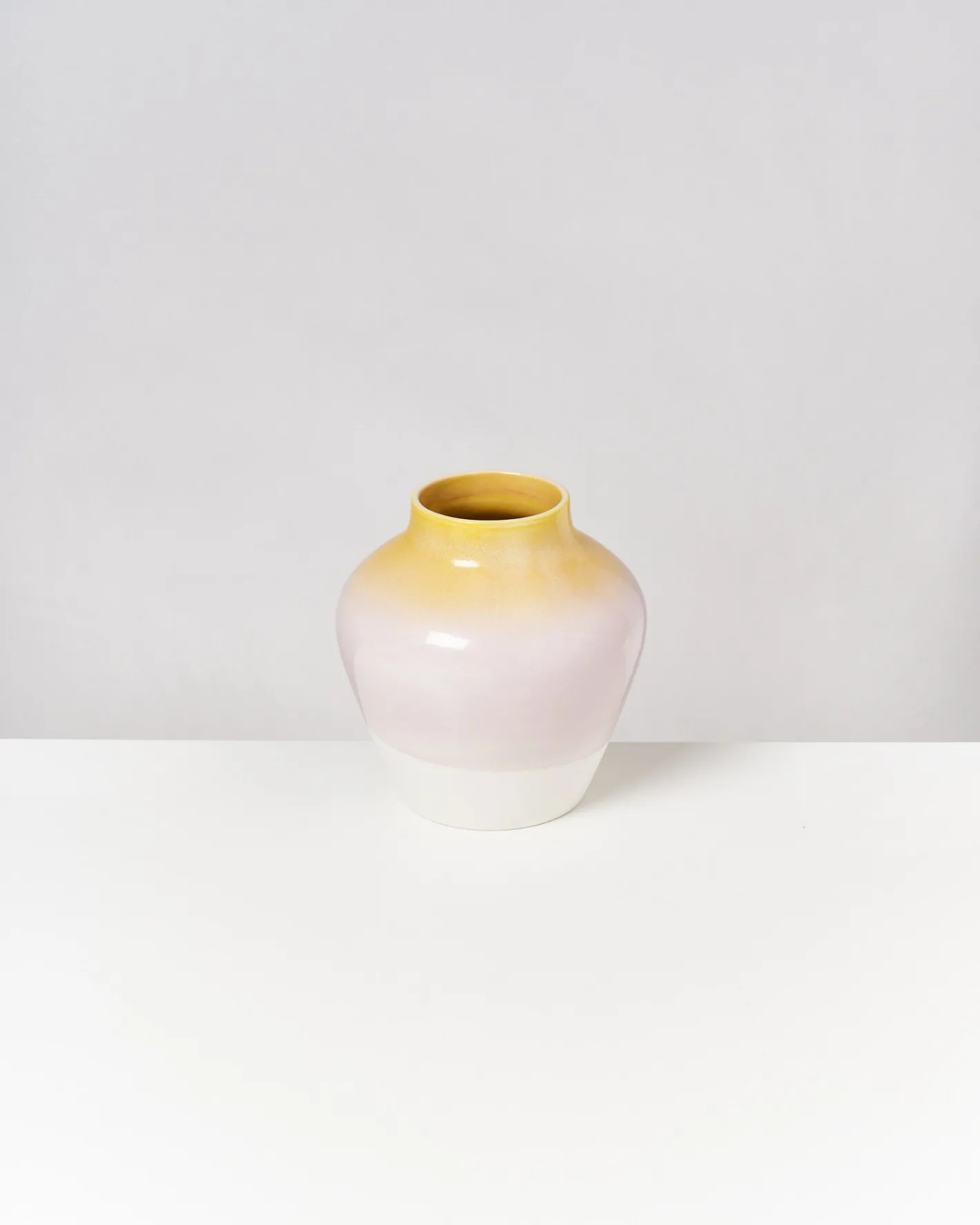 Motel a Miio Mittlere Vasen^Madalin Vase - Yellow Rose Speckled