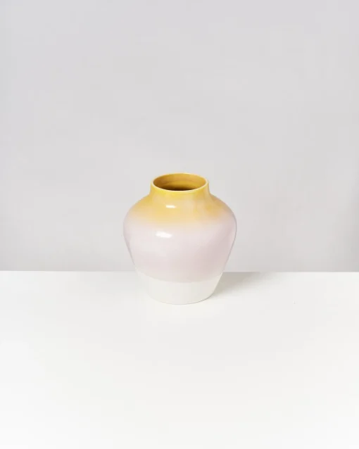 Motel a Miio Mittlere Vasen^Madalin Vase - Yellow Rose Speckled