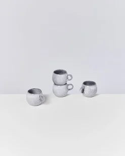 Motel a Miio Tassen-Sets^Mae - Set Of 4 Espressomugs Grey