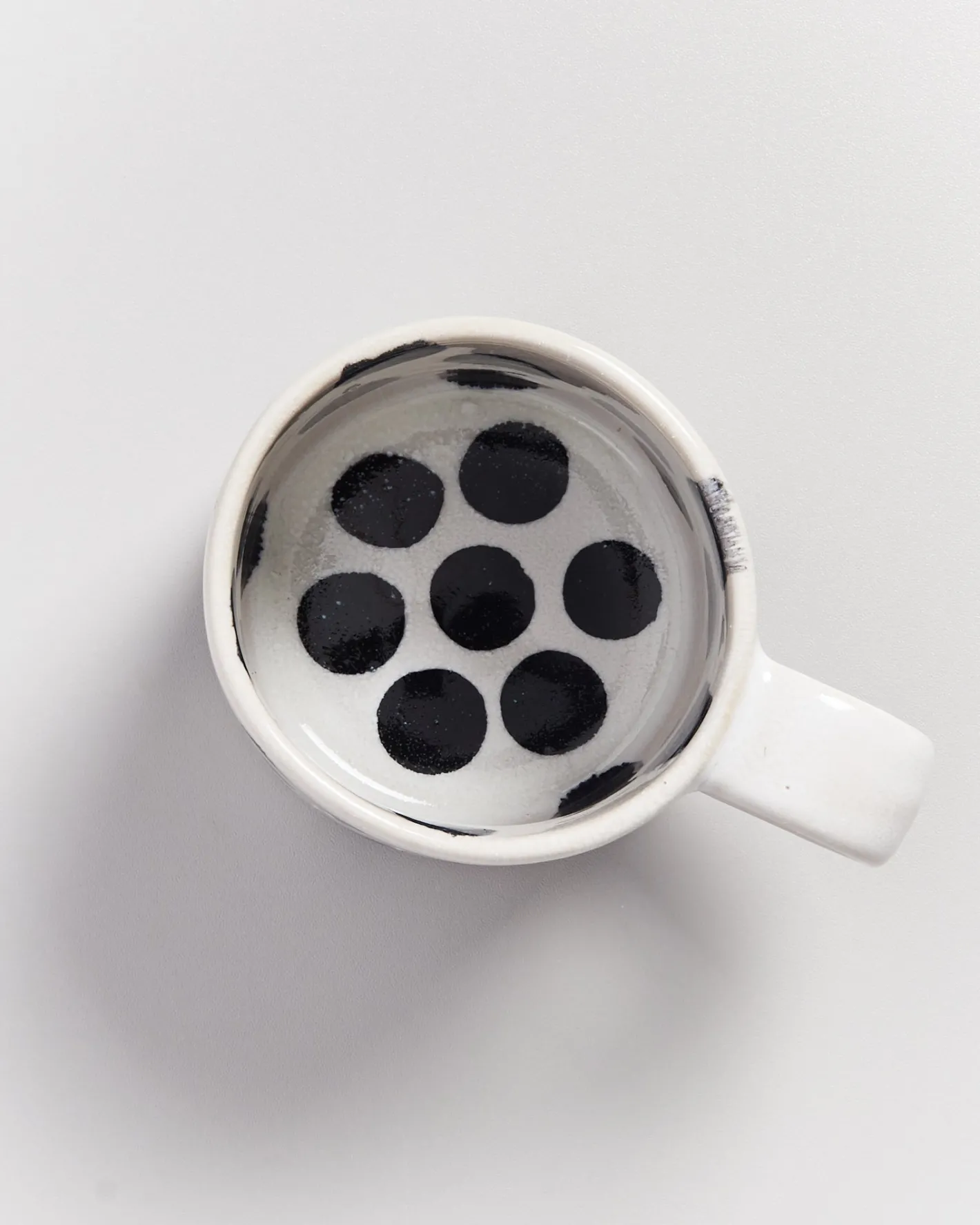 Motel a Miio Tassen-Sets^Nódoa - Set Of 6 Mugs Black Dots