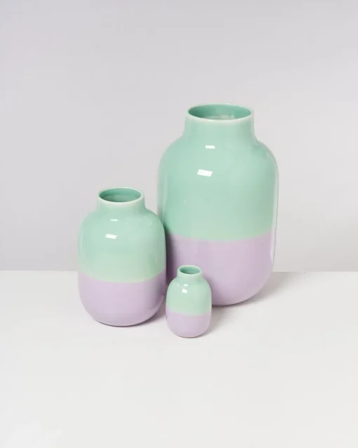 Motel a Miio Mittlere Vasen^Nuno Vase M - Lilac Mint
