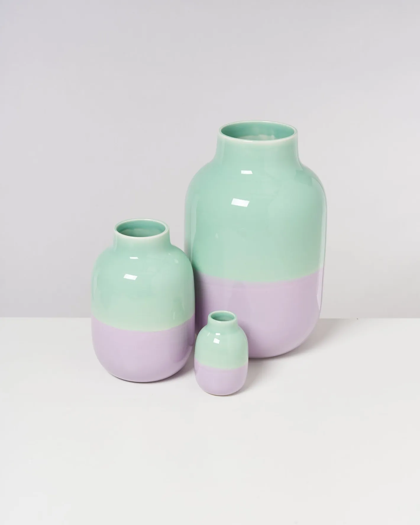 Motel a Miio Mittlere Vasen^Nuno Vase M - Lilac Mint