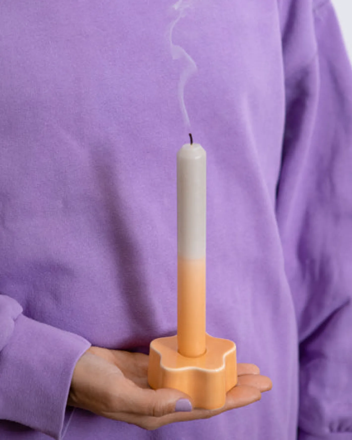 Motel a Miio Kerzen Und Kerzenständer^Seia - Set Of 2 Stick Candles Dip Dye
