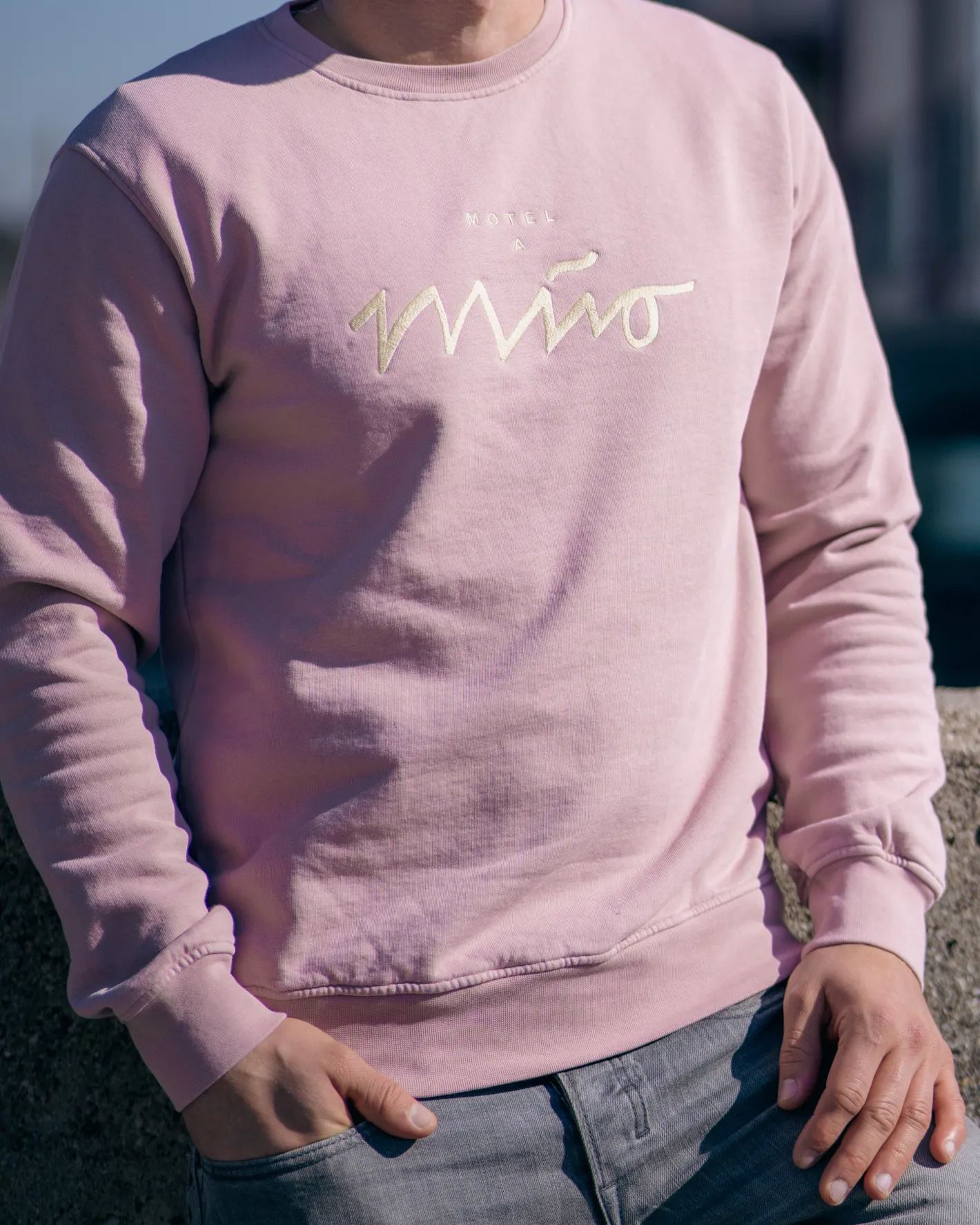Motel a Miio Sweatshirts^Sweatshirt Men Rose Yellow